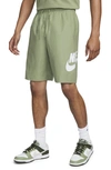 Nike Men's Retro Grid Woven Shorts In Galactic Jade In Green