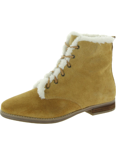 ARRAY CANYON WOMENS SUEDE ANKLE ANKLE BOOTS