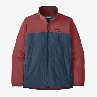 Patagonia Pack In Jacket In Tidepool Blue In Red