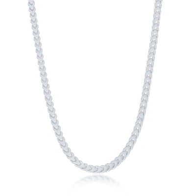 Simona Franco Chain 3mm Sterling Silver Or Gold Plated Over Sterling Silver 24" Necklace