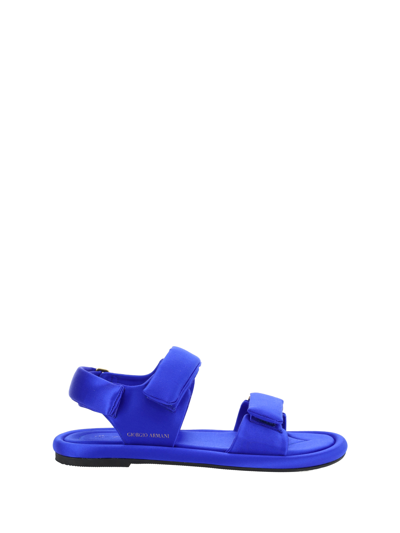 Giorgio Armani Sandals In Majorelle