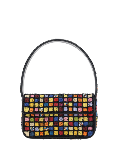 Staud Tommy Floral Shoulder Bag In Multicolour