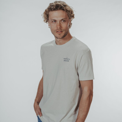 The Normal Brand Dockside T-shirt In Grey