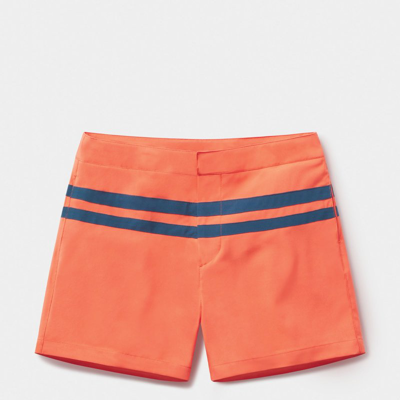 The Normal Brand Button Front Trunks In Red