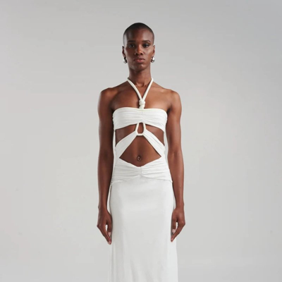 Maygel Coronel Migramah Body Dress In White