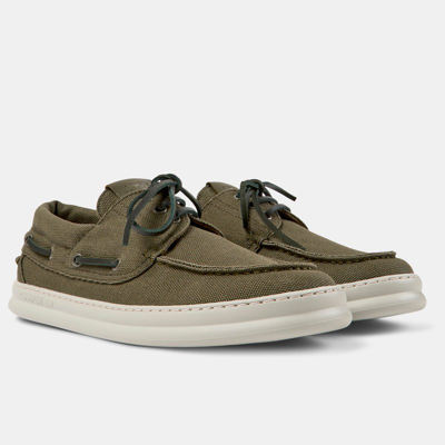 Camper Runner Four Boat Shoes In Green