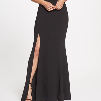 Dress The Population Karla Gown In Black