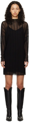 ANINE BING BLACK CLARE MINIDRESS