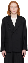 OUR LEGACY BLACK UNCONSTRUCTED DB BLAZER