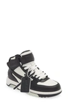 Off-white Out Of Office Leather Low-top Sneakers In Black Multicolor