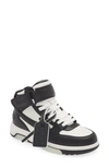 Off-white Out Of Office "ooo" High-top Sneakers In White/ Black