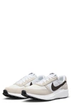 Nike Men's Waffle Nav Shoes In White/black/phantom