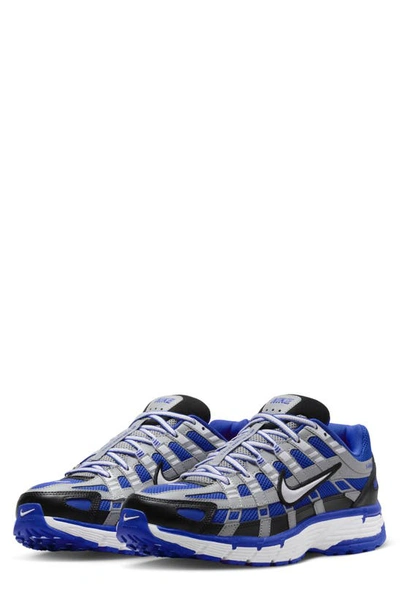 Nike Blue P-6000 Sneakers In Racer Blue/white