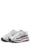 Nike P-6000 Shoe In White/ Platinum/ Red