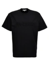 Jw Anderson Embroidered-logo Cotton T-shirt In Black