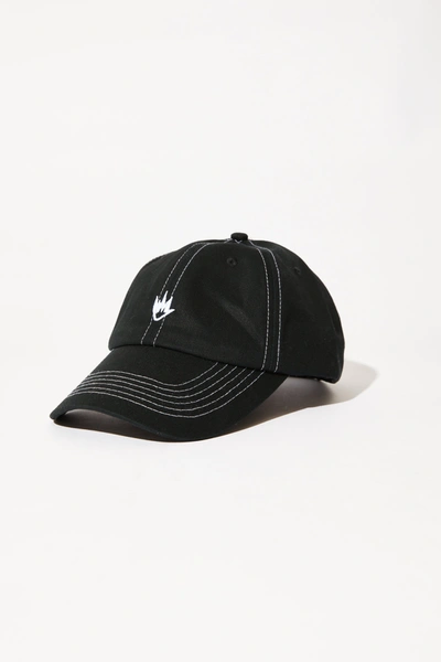 Afends Recycled Six Panel Cap In Black