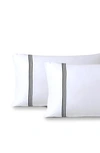 PURE PARIMA SET OF 2 TRIPLE LUXE 700 THREAD COUNT SATEEN PILLOWCASES