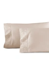 Pure Parima Ariane Pillowcase Set In Soft Peach