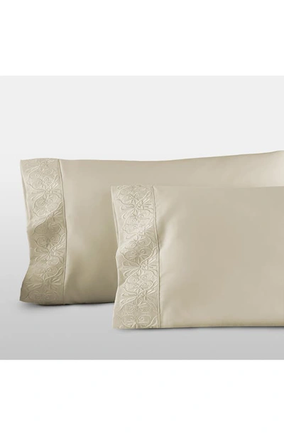 Pure Parima Ariane Pillowcase Set In Tan