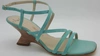 Amalfi By Rangoni Firma Wedge Sandal In Turquoise In Blue