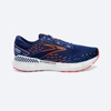 Brooks Men's Glycerin Gts 20 Running Shoes - D/medium Width In Blue Depths/palace Blue/orange