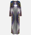 LA DOUBLEJ SUPREME SWING MAXI DRESS IN MULTI