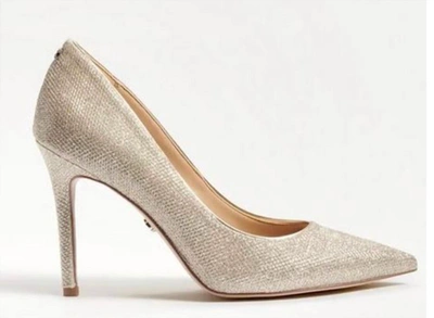 SAM EDELMAN HAZEL PUMP IN GLAM GOLD