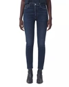 Agolde Nico High-rise Slim Jeans In Multi
