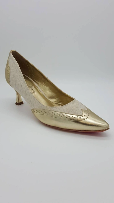 Claire Flowers Lauren Pumps In Gold