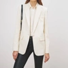 Nili Lotan Adele Single Breasted Tailored Jacket In White