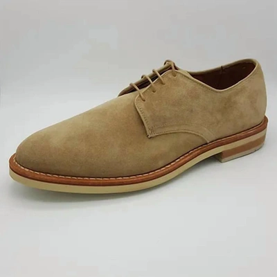 Allen Edmonds Men's Nomad Buck Oxford Shoes In Bone In Beige