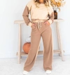 CES FEMME IN MY NEUTRAL ERA TWO PIECE LOUNGE SET IN TAUPE