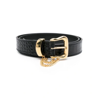 Alessandra Rich Belts In Black