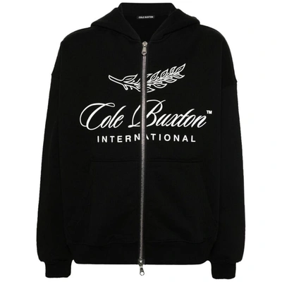 Cole Buxton International Logo-print Hoodie In Black