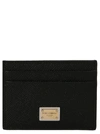 DOLCE & GABBANA CARD HOLDER WALLETS, CARD HOLDERS BLACK