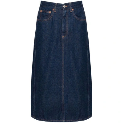 Mm6 Maison Margiela Skirts In Blue