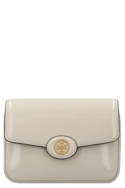 Tory Burch Convertible Shoulder Bags White In Purple