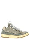 Lanvin Curb Panelled Mesh Sneakers
