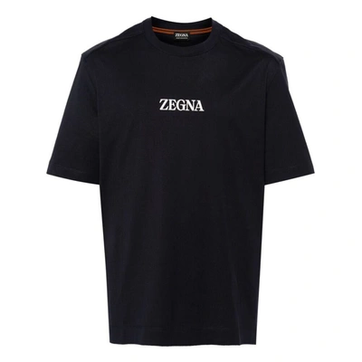 Zegna T-shirts In Black