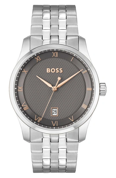 HUGO BOSS BOSS PRINCIPLE BRACELET WATCH, 44MM