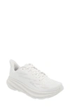 Hoka Clifton 9 Running Shoe In Wwh White / White