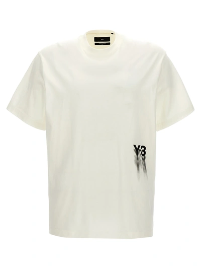 Y-3 Adidas Logo T-shirt Clothing In White