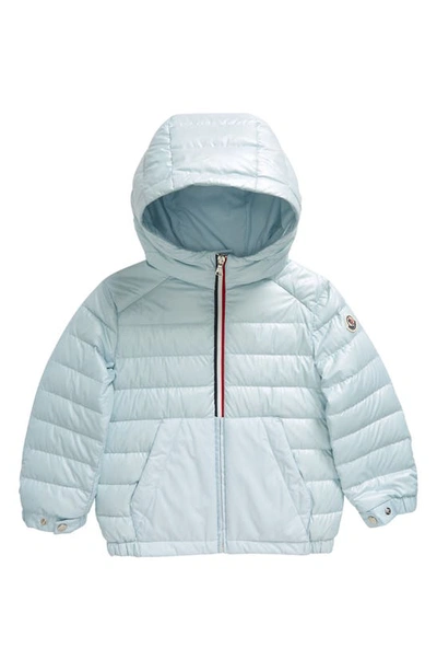 Moncler Masserau Nylon Down Jacket In Blue Light