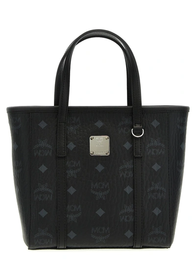 Mcm M-veritas Mini Shopping Bag In Black