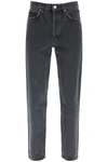 Agolde Blue Jeans With High Waist And Logo Patch On The Rear