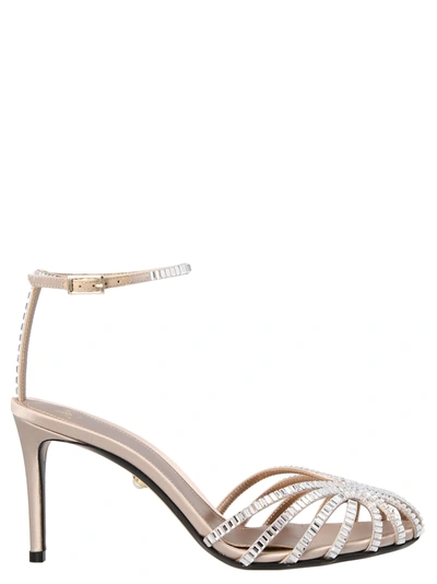 Alevì Penelope Sandals In Sand,silver