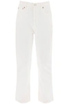 AGOLDE RILEY HIGH WAISTED CROPPED JEANS