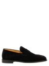 BRUNELLO CUCINELLI SUEDE LOAFERS BLACK