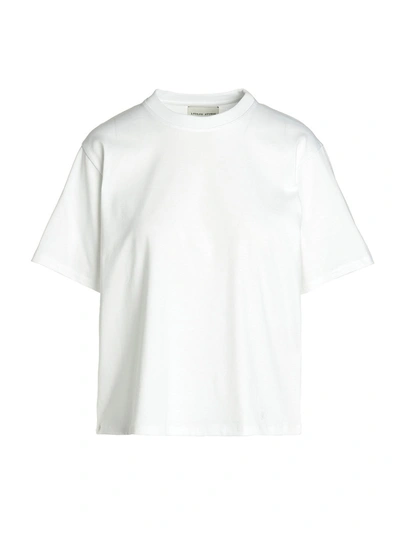 Loulou Studio Telanto Cotton T-shirt In White