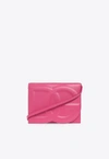 Dolce & Gabbana Dg Leather Flap Crossbody Bag In Pink
